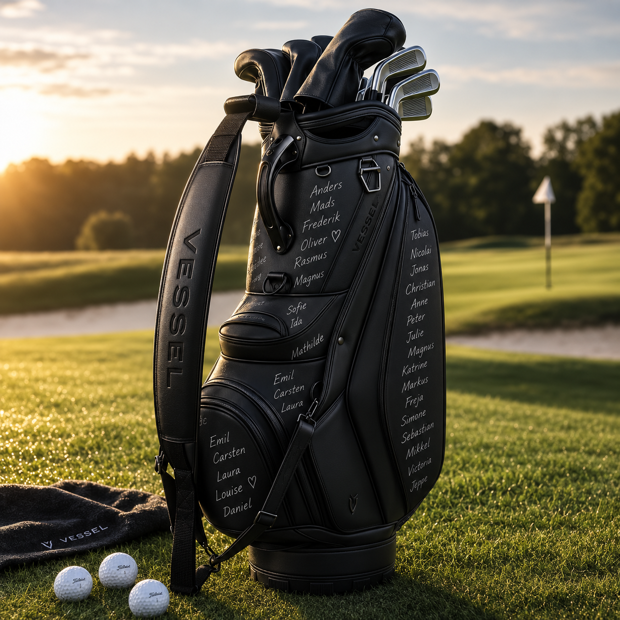 The Names Behind the Journey golfbag